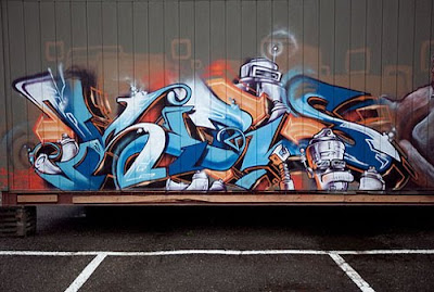 Amazing, Design, Graffiti, Freestyle, by Nate and Estria