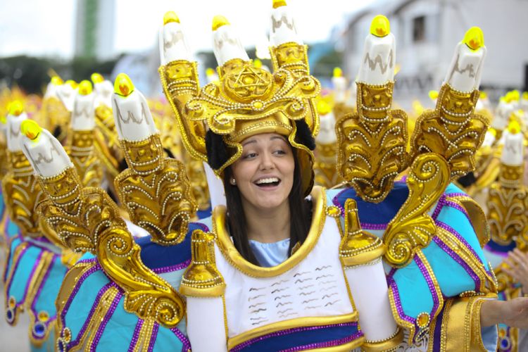 El candelabro en Carnaval de Brasil