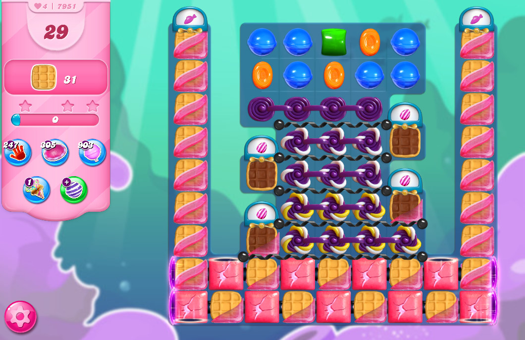 Candy Crush Saga level 7951