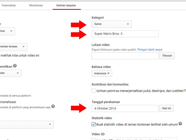 cara upload video di youtube dengan benar