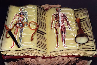 special cake for book worm, doctor and biologist