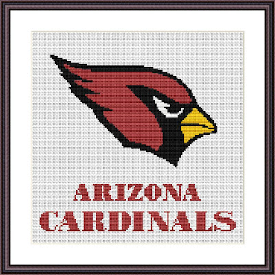 Arizona Cardinals cross stitch - Tango Stitch