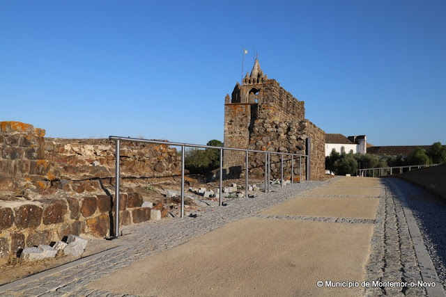 Obras do PEDU requalificam espaços exteriores do Castelo de Montemor-o-Novo