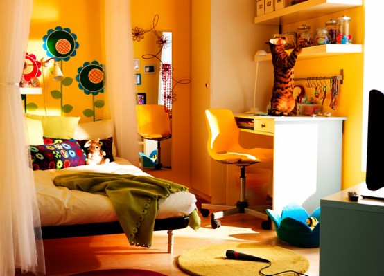 house designs ikea teen and kids room design ideas IKEA Young Teenagers Bedroom Design Ideas 715x559