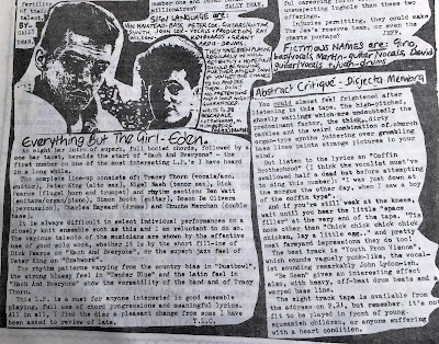 1984 review of Eden by Everything But The Girl from Kindred Spirit fanzine