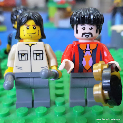 LEGO Keith Moon from The Rolling Stones and Ringo Starr of The Beatles