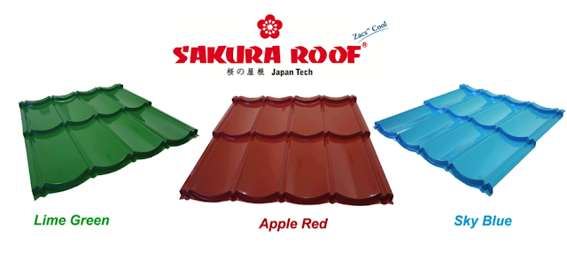  Genteng  Sakura Roof  Genteng  Metal Depo Material 