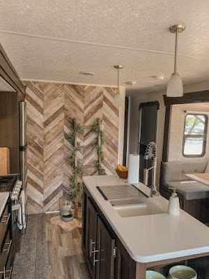 Loomwell Wallpaper used in a RV