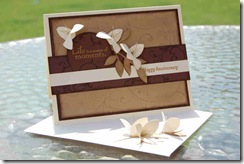 Chocolate Chip, Gold and Vanilla Flowers with Gold Stamens
