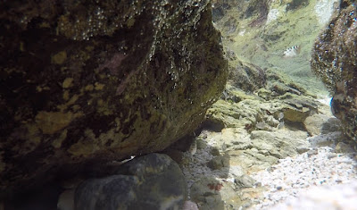 underwoater gopro on the Salinas beach