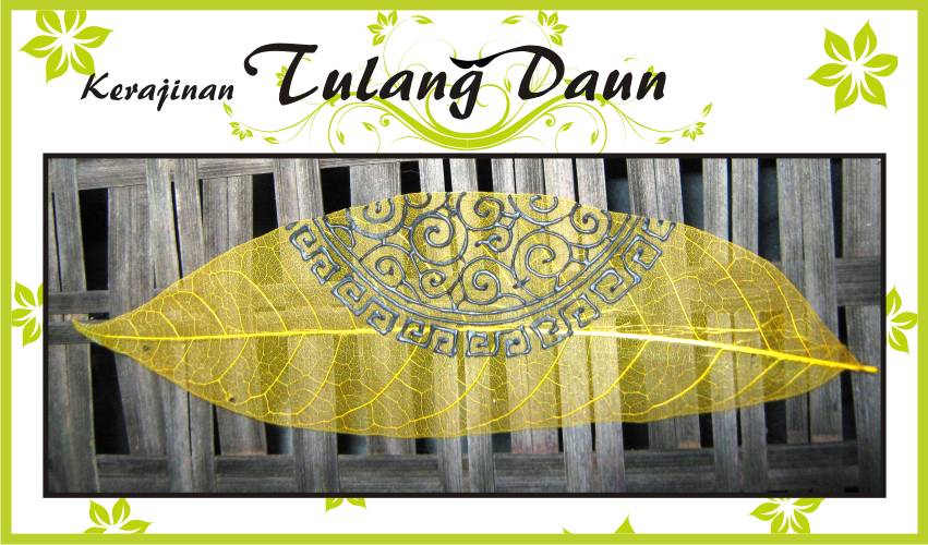  daun  Kerajinan  Tulang Daun 