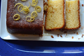 Featured Recipe | Lemon Drizzle Loaf Cake from Why I Am Not Skinny #SecretRecipeClub #cake #lemon #summer #spring #recipe