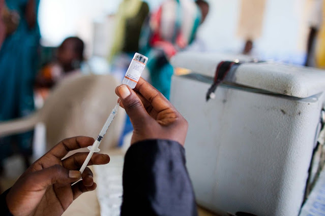 Image of Nigeria rolling out the Men5CV meningitis vaccine, showcasing innovative healthcare solutions against meningitis