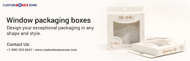 Custom Window Packaging Boxes Wholesale