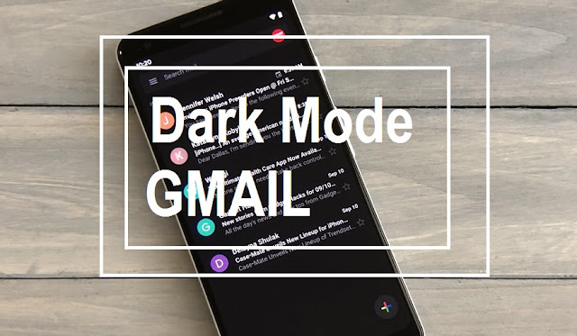 Dark Mode di Gmail