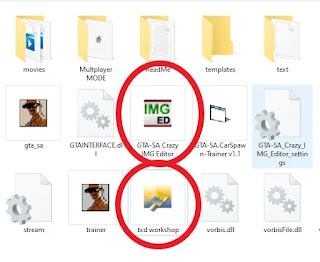 GTA-SA Crazy IMG Editor و برنامج TXD WORKSHOP