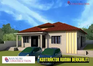 Pelan rumah 1 tingkat 4 bilik