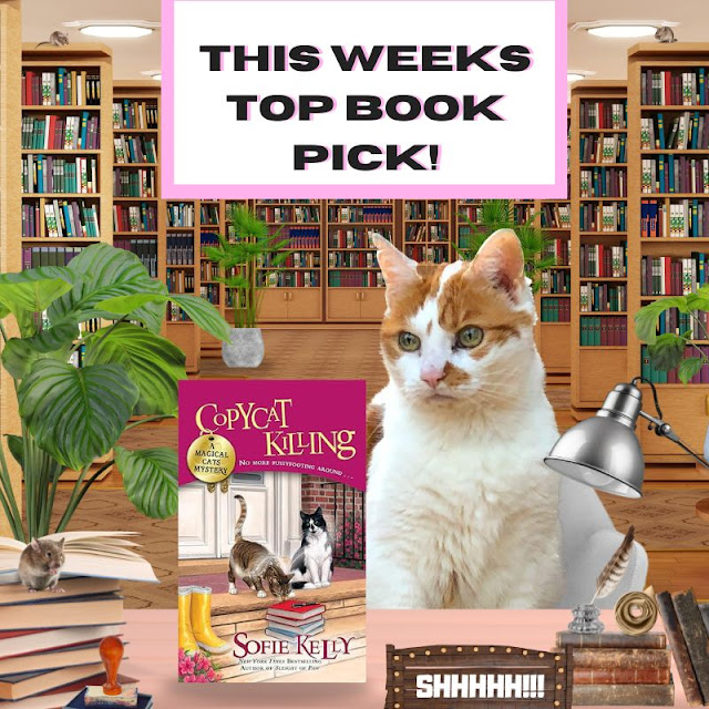 Amber's Book Reviews #282 ©BionicBasil®  Copycat Killing - Magical Cats Book 3 by Sofie Kelly