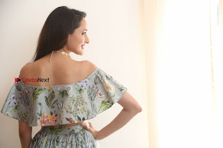 Actress Pragya Jaiswal Stills in Floral Dress at turodu Interview  0211.JPG