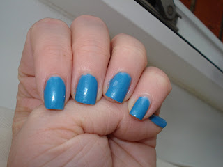 Essie Coat Azure blue shimmer nail polish drugstore