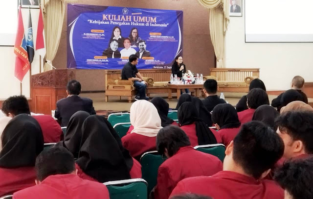 Dalami Soal Hukum Pidana, Fakultas Hukum Unisri Hadirkan Petinggi Kejagung RI untuk Beri Kuliah Umum