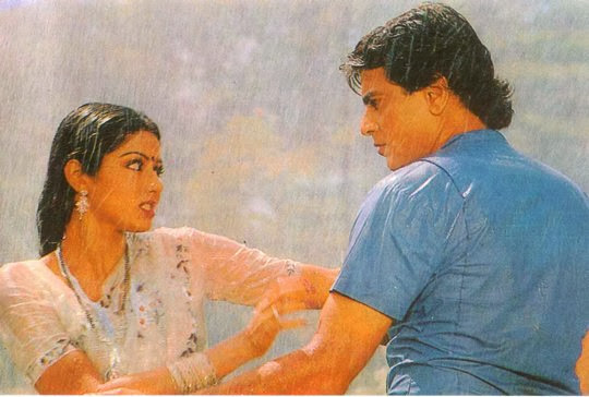 Sridevi & Jeetendra Wallpaper Download