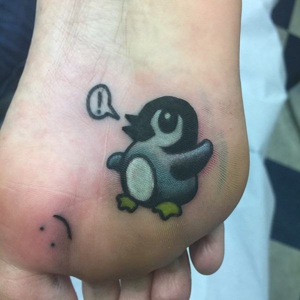 Tatuagens de pinguins