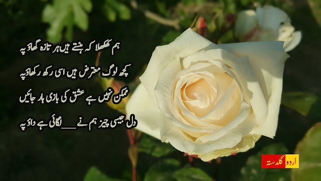 محبت بھری اردو شاعری