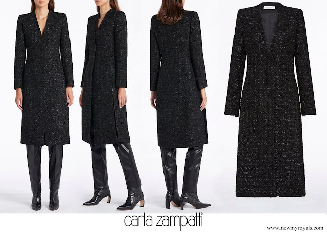 Crown Princess Mary wore Carla Zampatti Rue St Honore Tweed Coat