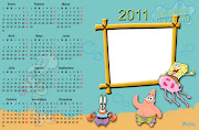 Calendários Infantis 2011 (calendario bob esponja )