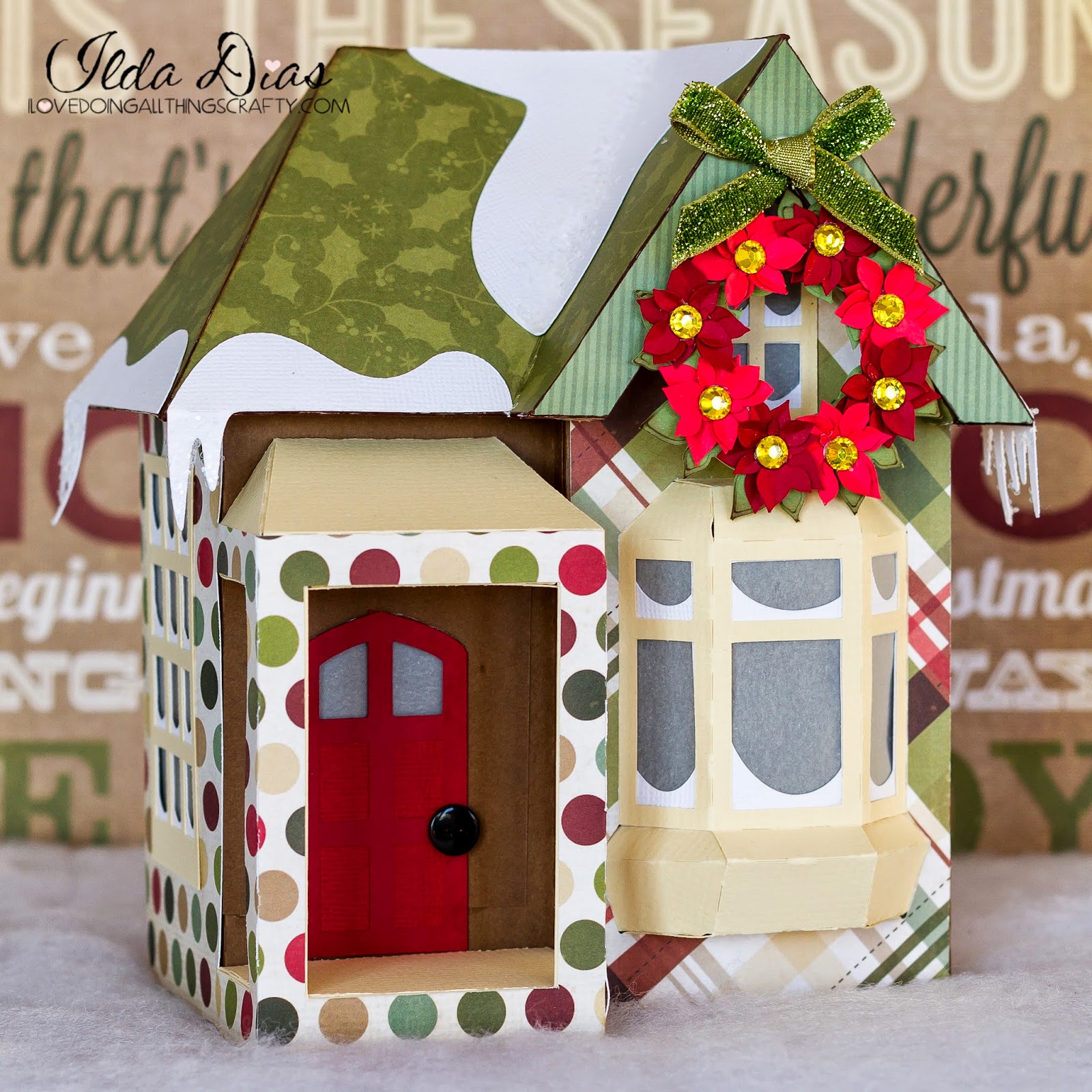 Download I Love Doing All Things Crafty: 3D Snowy House Box