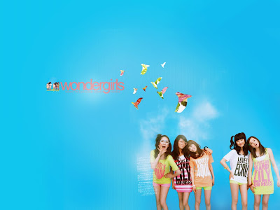 6 different wallpapers, with all five Wonder Girls represented each plus