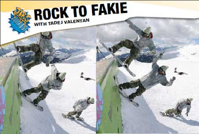 How to Snowboarding  Trick : Rock to fakie