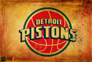 Detroit Pistons Logo NBA HD Desktop Wallpaper