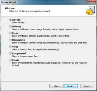 recover deleted photos using Recuva