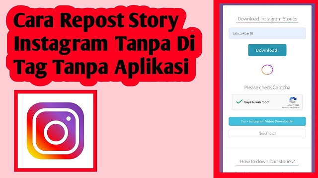 Cara Repost Story IG yang Tidak di Tag