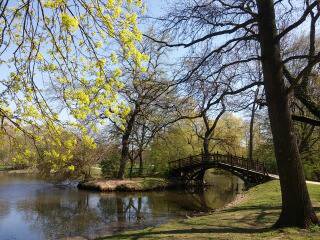 Johannapark im Frühling