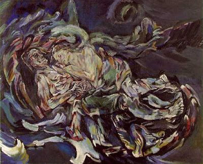 The Bride of the Wind or The Tempest, a self-portrait by Oscar Kokoschka expressing his unrequited love for Alma Mahler, 1914