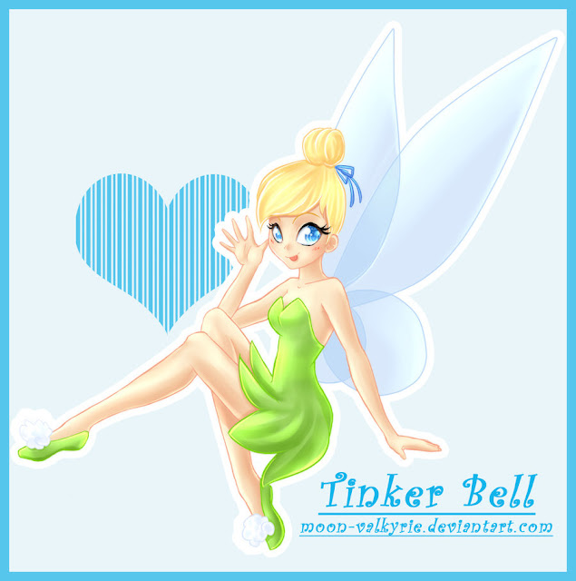 Tinker Bell por moon-valkyrie