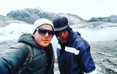 foto selfie diatas gunung
