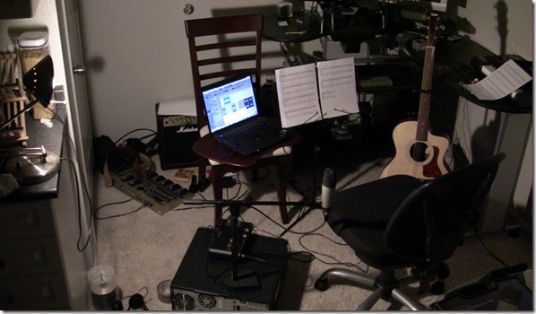 Gamba recording setup aku