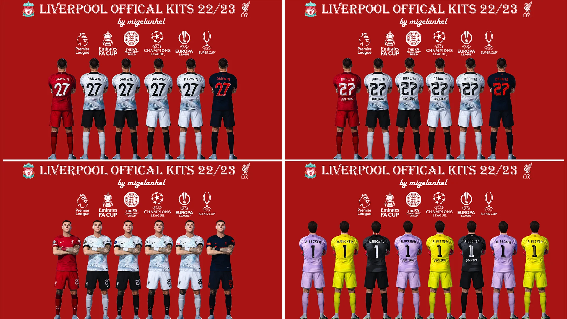 eFootball PES 2021 Liverpool New Season 2022/23 Kitpack