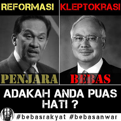 BEBAS ANWAR PENJARA NAJIB