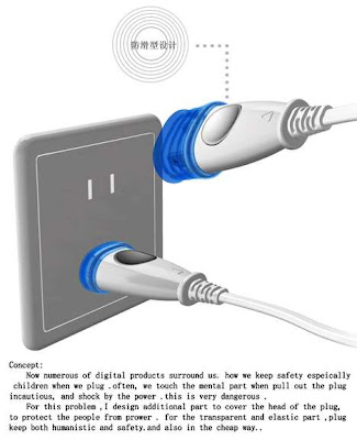 Power plug design for protecting you from electric shock