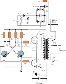 Battery Charger Circuit Diagram Without Using Transformer - Single Transformer Inverterchargerchangeover Circuit - Battery Charger Circuit Diagram Without Using Transformer