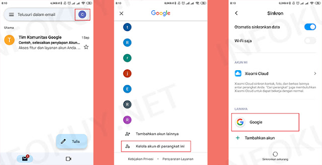 cara logout gmail di hp melalui aplikasi gmail #1