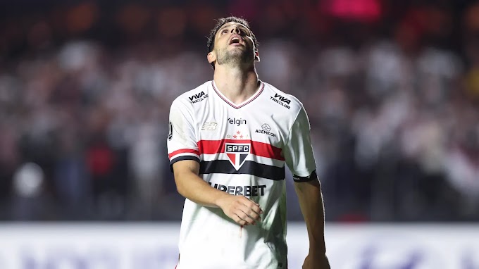 Qual é a lesão de Calleri? A provável data de retorno do atacante do São Paulo