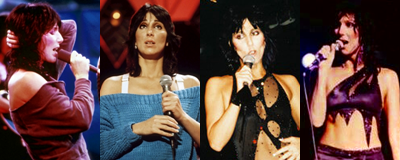 Cher during the 'Black Rose Tour'