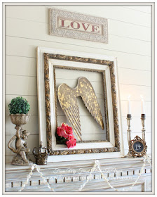 Valentines Day Mantel-Valentines Round Up- From My Front Porch To Yours