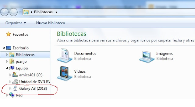 Explorador de archivos